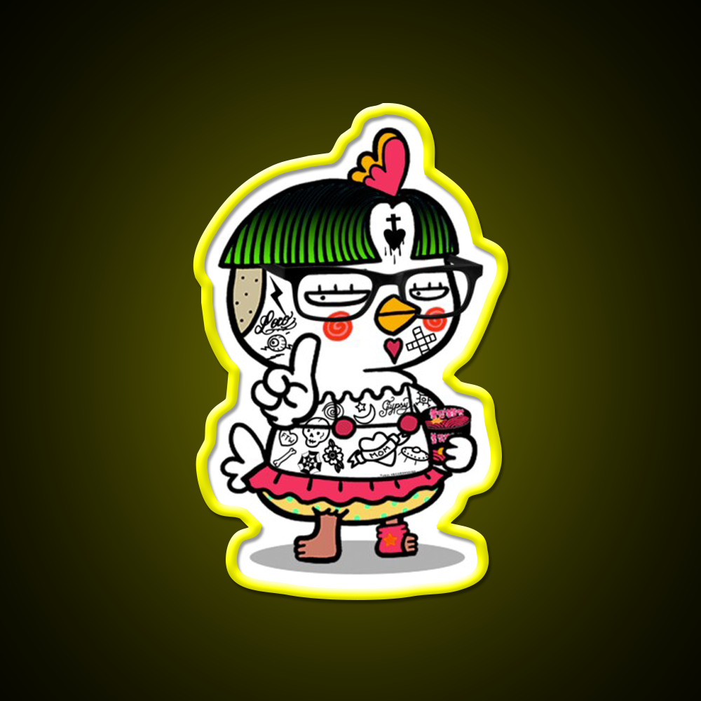 Hochi Remix Spicy Korean Noodles Fast Food Led Neon Sign For Burger Place Rgb Color