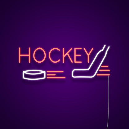 Hockey Led Neon Signs Wall Art Gaming Neon Led Signs | Shineneon