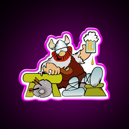 Hogar Strasni Beer Bar Decor Led Neon Sign Rgb Color - Neon sign mounted on wall in room