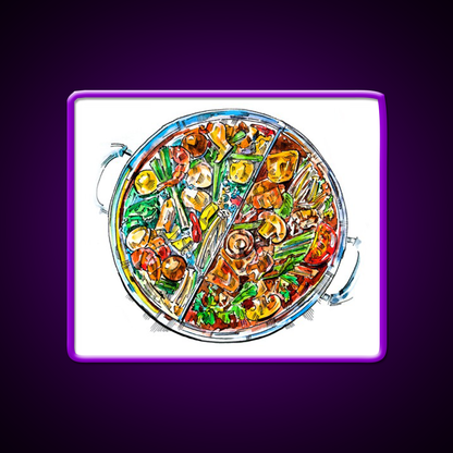 Hogo Chinese Samovar Led Neon Sign Chinese Food Rgb Color - Shineneon