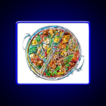 Hogo Chinese Samovar Led Neon Sign Chinese Food Rgb Color - Shineneon