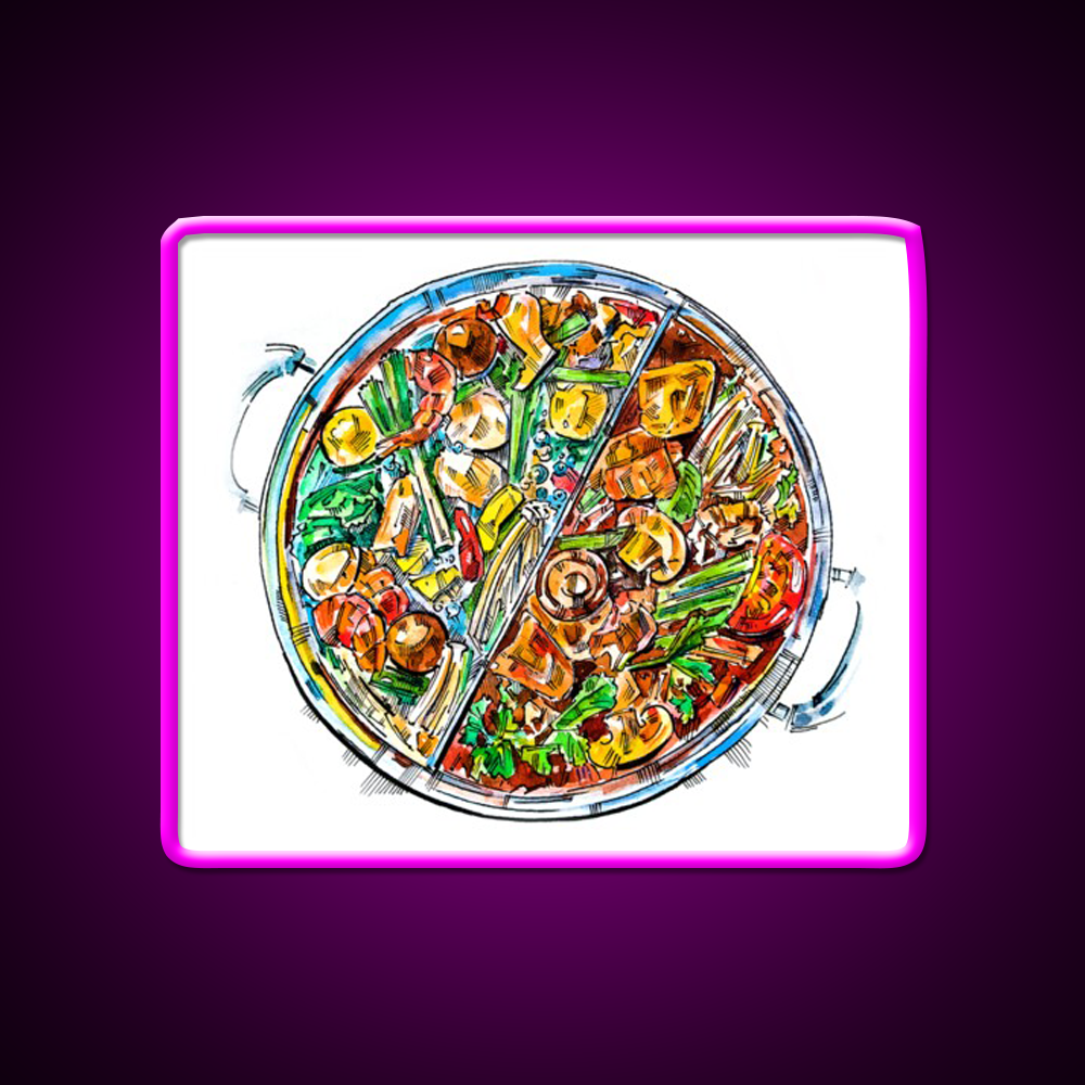Hogo Chinese Samovar Led Neon Sign Chinese Food Rgb Color - Shineneon