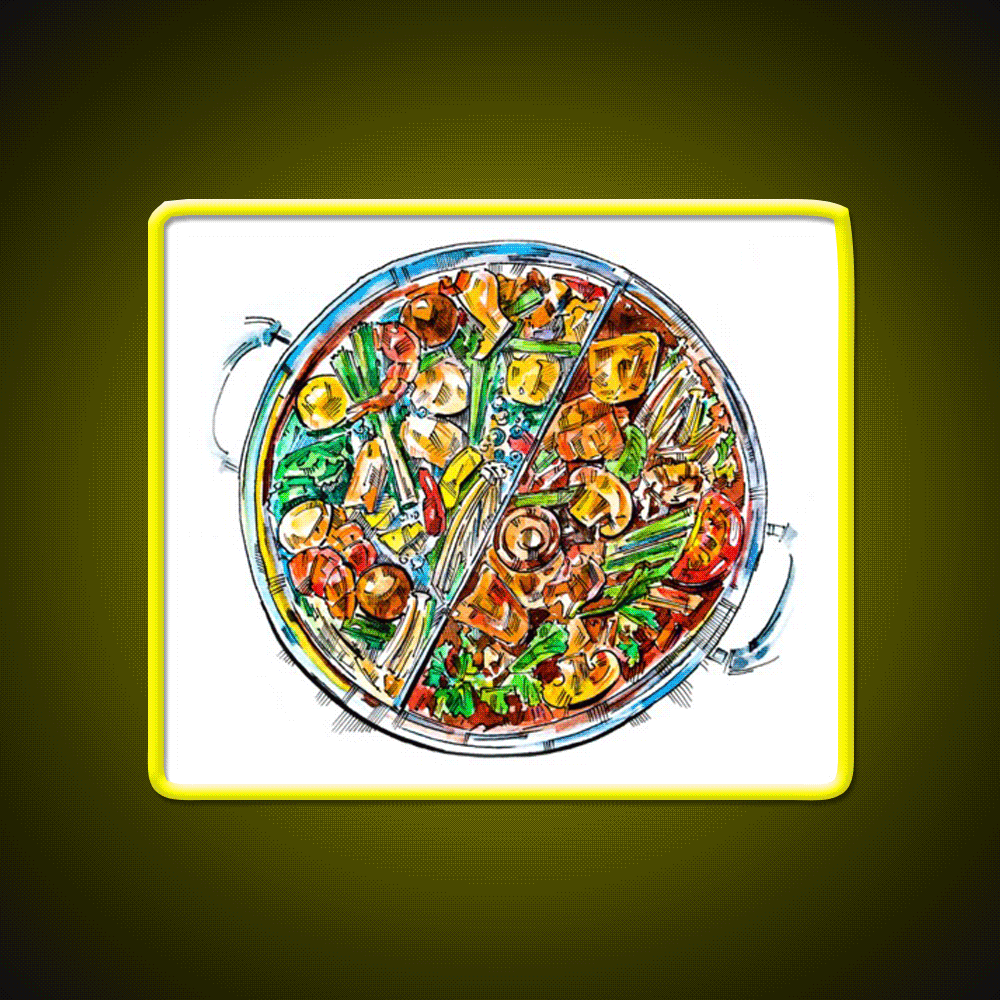 Hogo Chinese Samovar Led Neon Sign Chinese Food Rgb Color