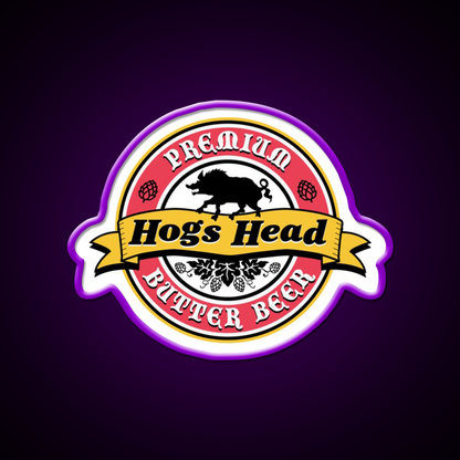 Hogs Head Butter Beer Bar Decor Led Neon Sign Rgb Color - LED neon sign view 9
