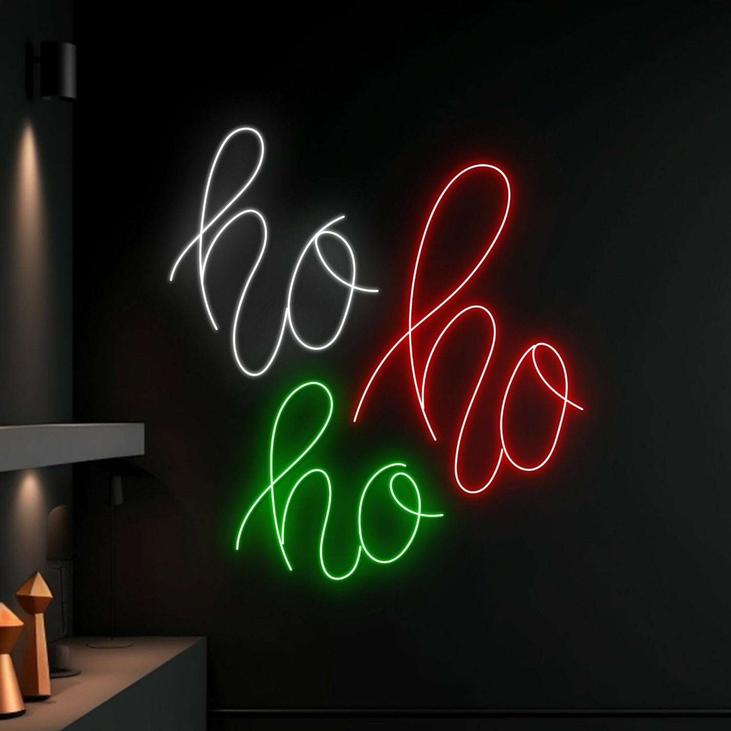 Hohoho Led Neon Sign Christmas Led Light Christmas Deco | Shineneon