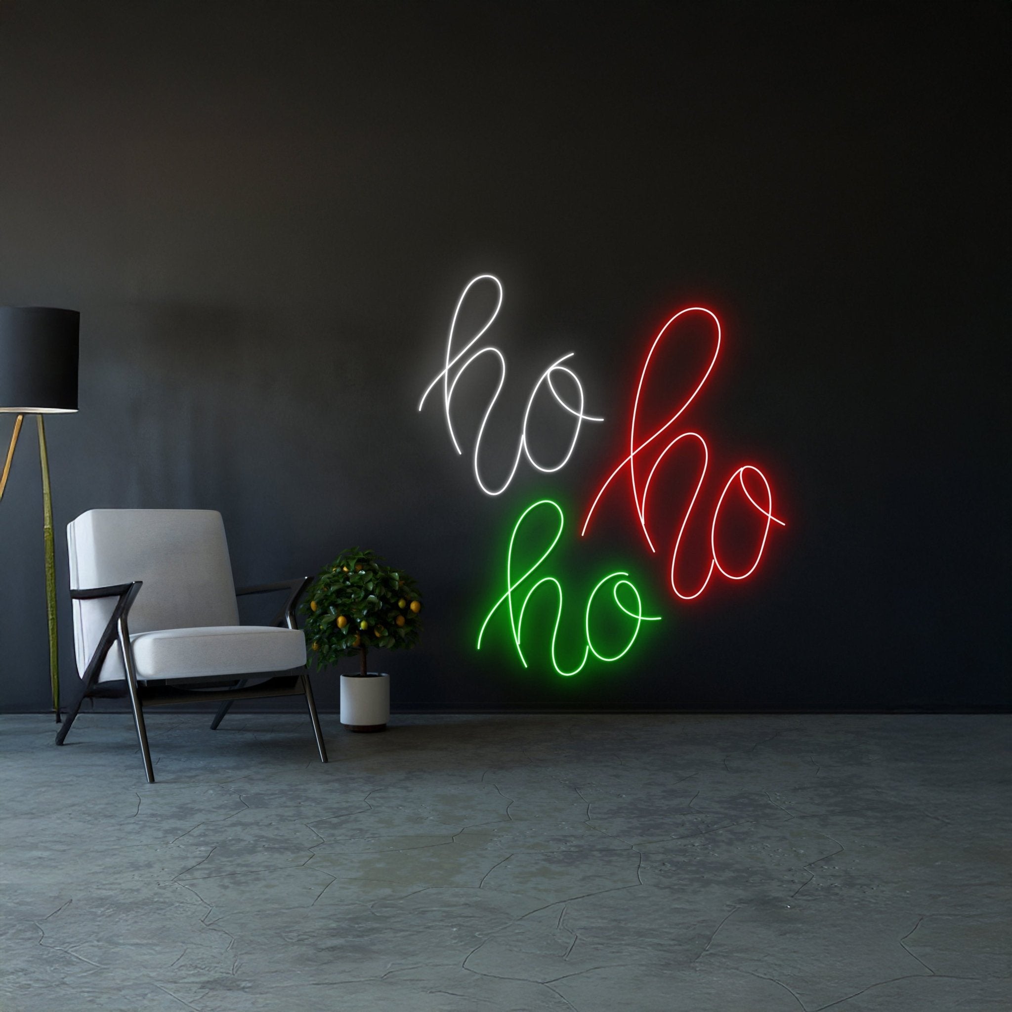 Hohoho Neon Sign Christmas Decor Neon Lights - Shineneon