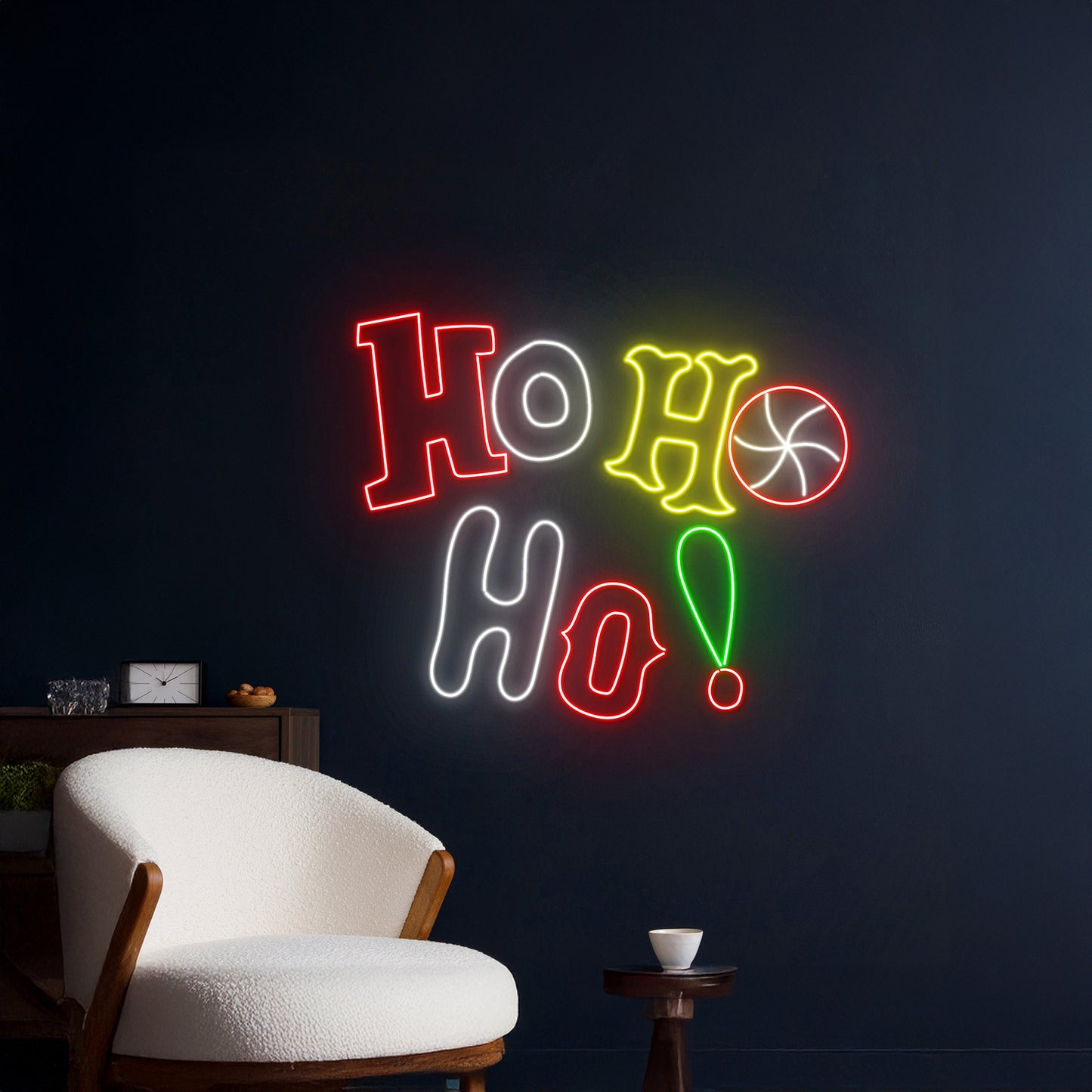 Hohoho Neon Sign, Ho Merry Christmas Led Light