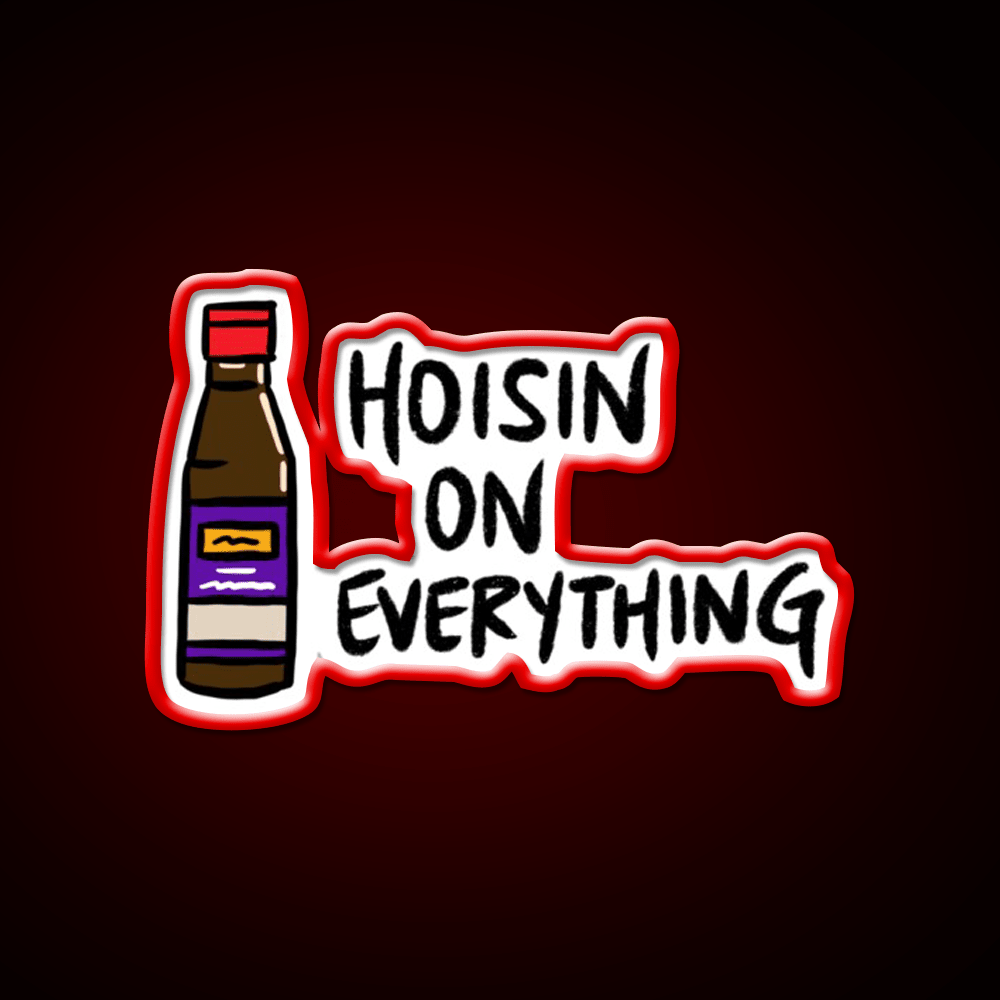 Hoisin Sauce On Everything Sauce Bottle Led Neon Sign Chinese Food Rgb Color - Shineneon