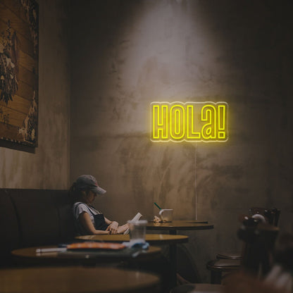 Hola For Home Decor Led Neon Sign Offices Bars - Shineneon