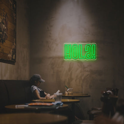 Hola For Home Decor Led Neon Sign Offices Bars - Shineneon