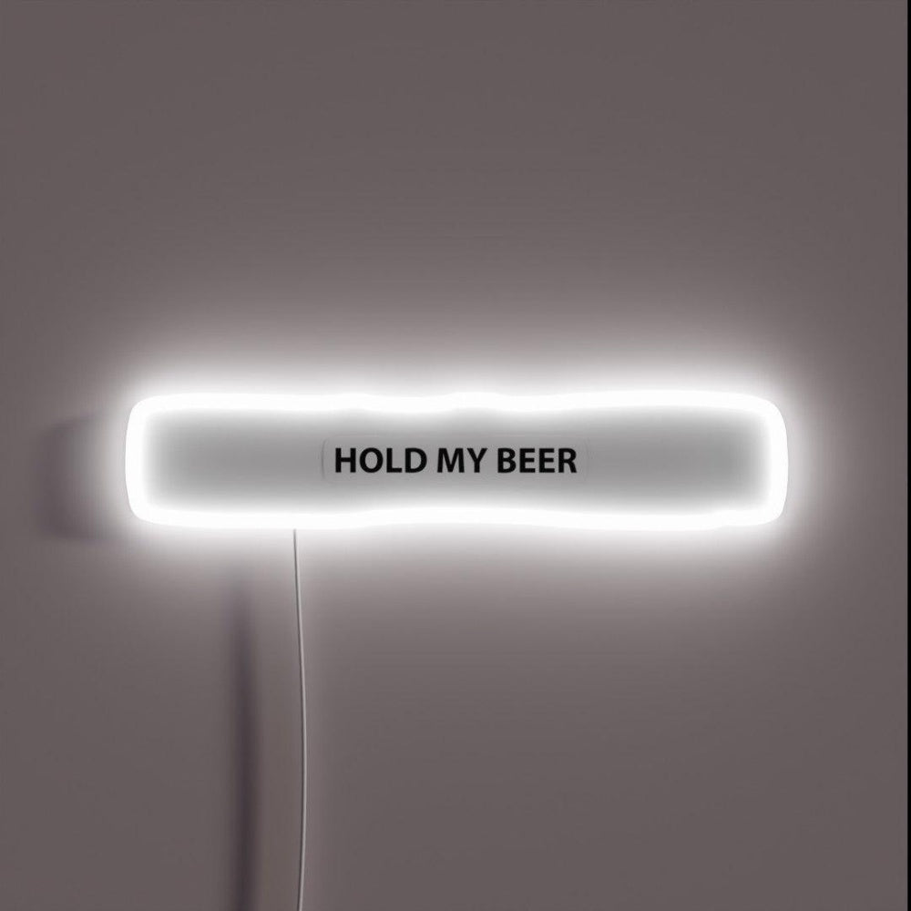 Hold My Beer Rgb Led Neon Sign - Shineneon