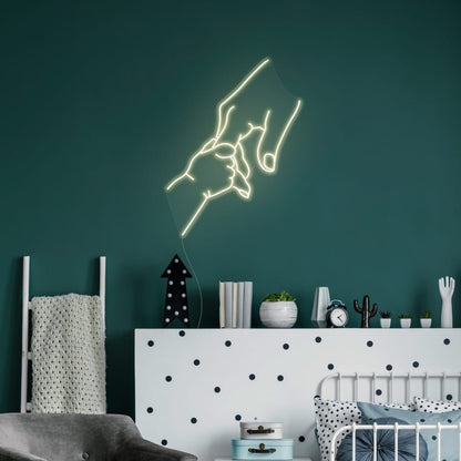 Holding Hands Led Neon Sign Wall Art | Shineneon
