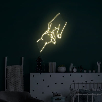 Holding Hands Led Neon Sign Wall Art | Shineneon