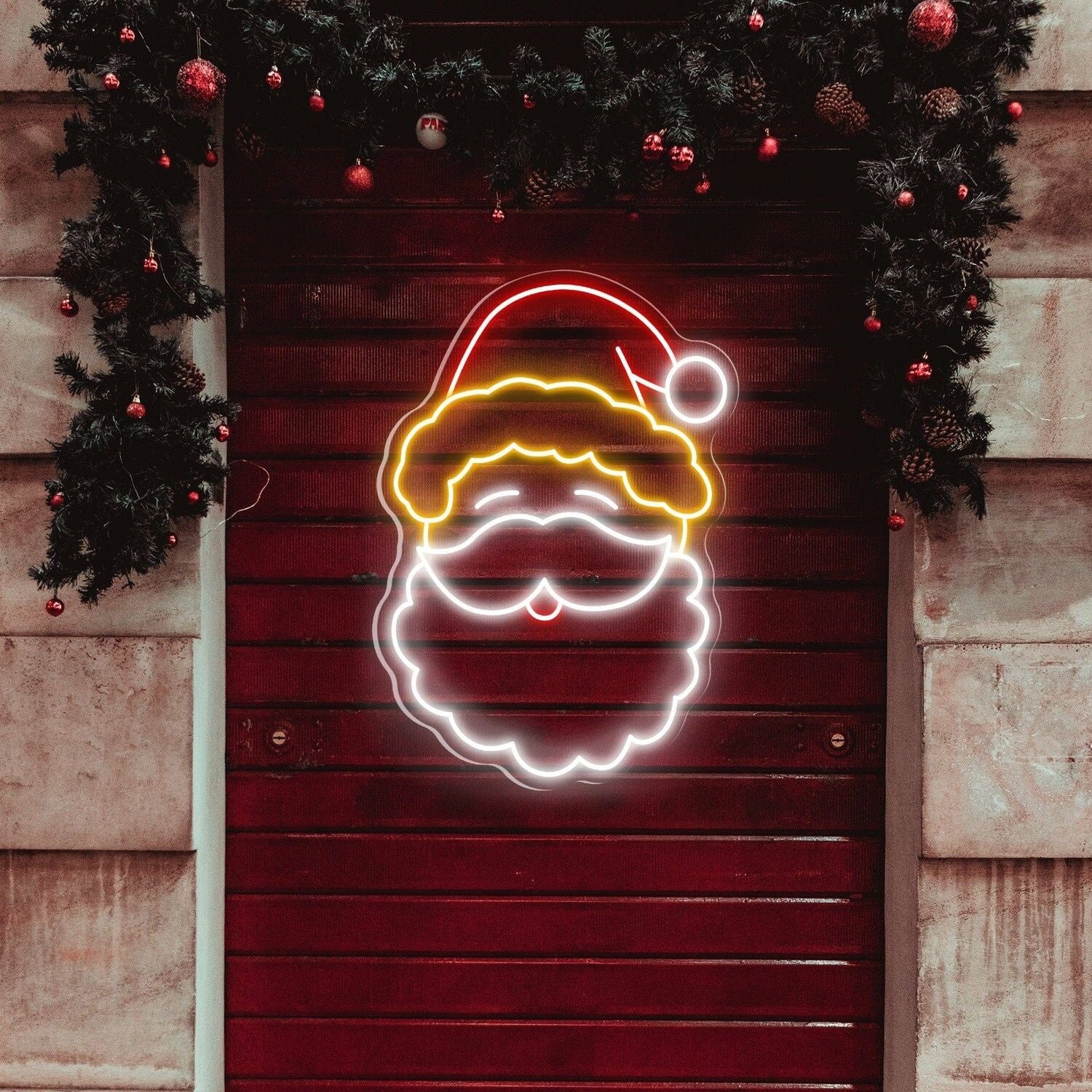 Holiday Celebrations And Decor Santas Twinkle Led Neon Sign | Shineneon