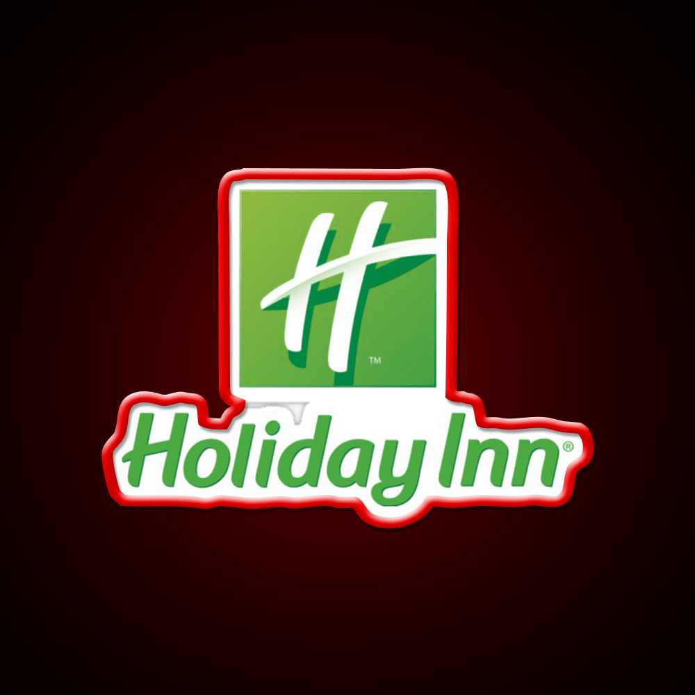 Holiday Inn Logo Fast Food Led Neon Sign For Burger Place Rgb Color - Shineneon