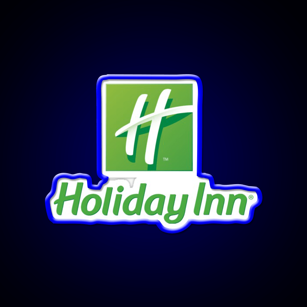 Holiday Inn Logo Fast Food Led Neon Sign For Burger Place Rgb Color - Shineneon