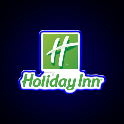 Holiday Inn Logo Fast Food Led Neon Sign For Burger Place Rgb Color - Shineneon