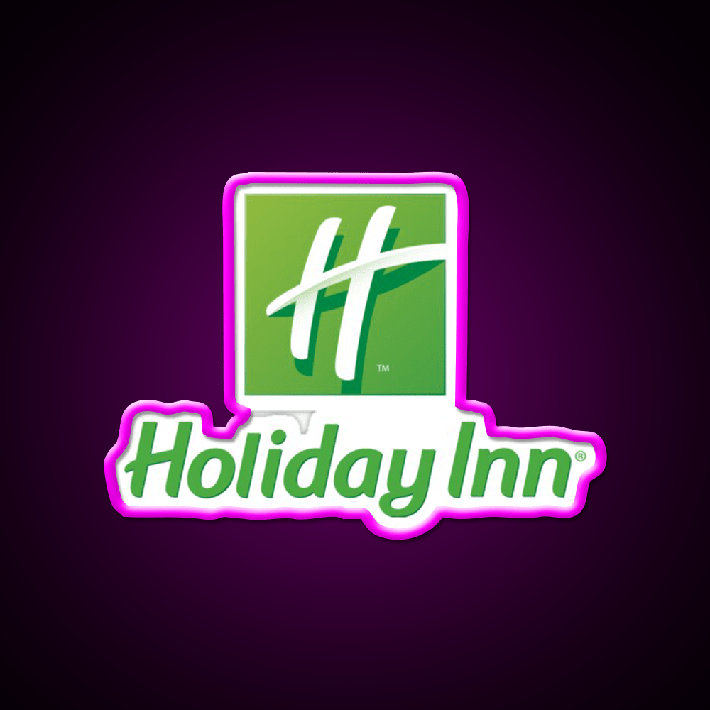 Holiday Inn Logo Fast Food Led Neon Sign For Burger Place Rgb Color - Shineneon