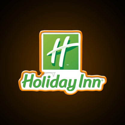 Holiday Inn Logo Fast Food Led Neon Sign For Burger Place Rgb Color - Shineneon