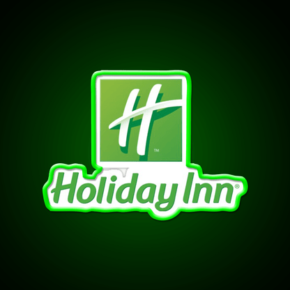 Holiday Inn Logo Fast Food Led Neon Sign For Burger Place Rgb Color - Shineneon