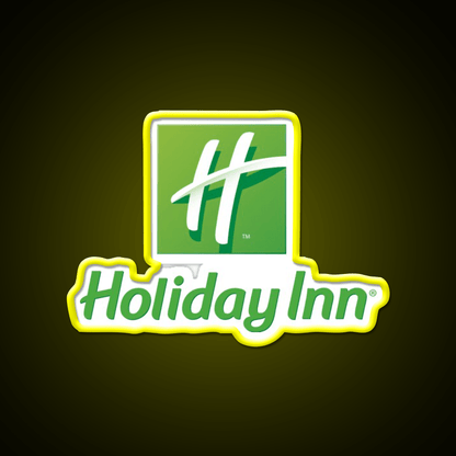 Holiday Inn Logo Fast Food Led Neon Sign For Burger Place Rgb Color - Shineneon