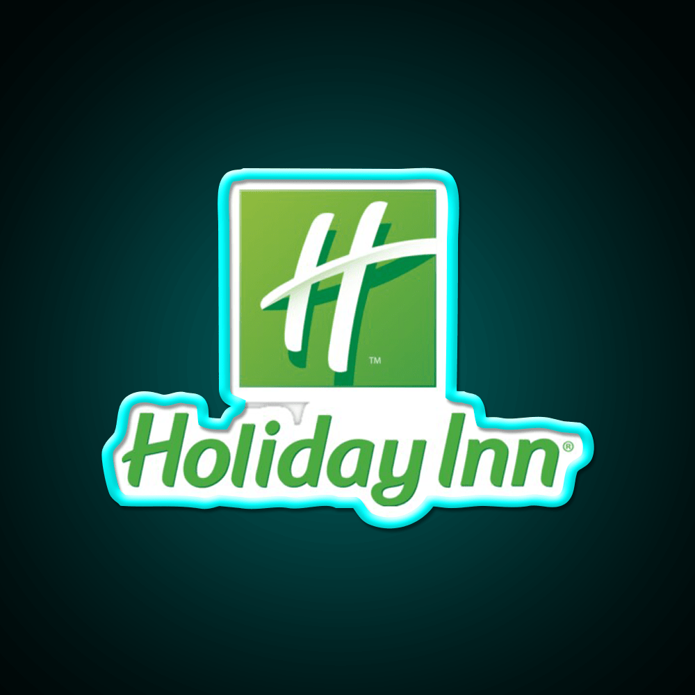 Holiday Inn Logo Fast Food Led Neon Sign For Burger Place Rgb Color - Shineneon