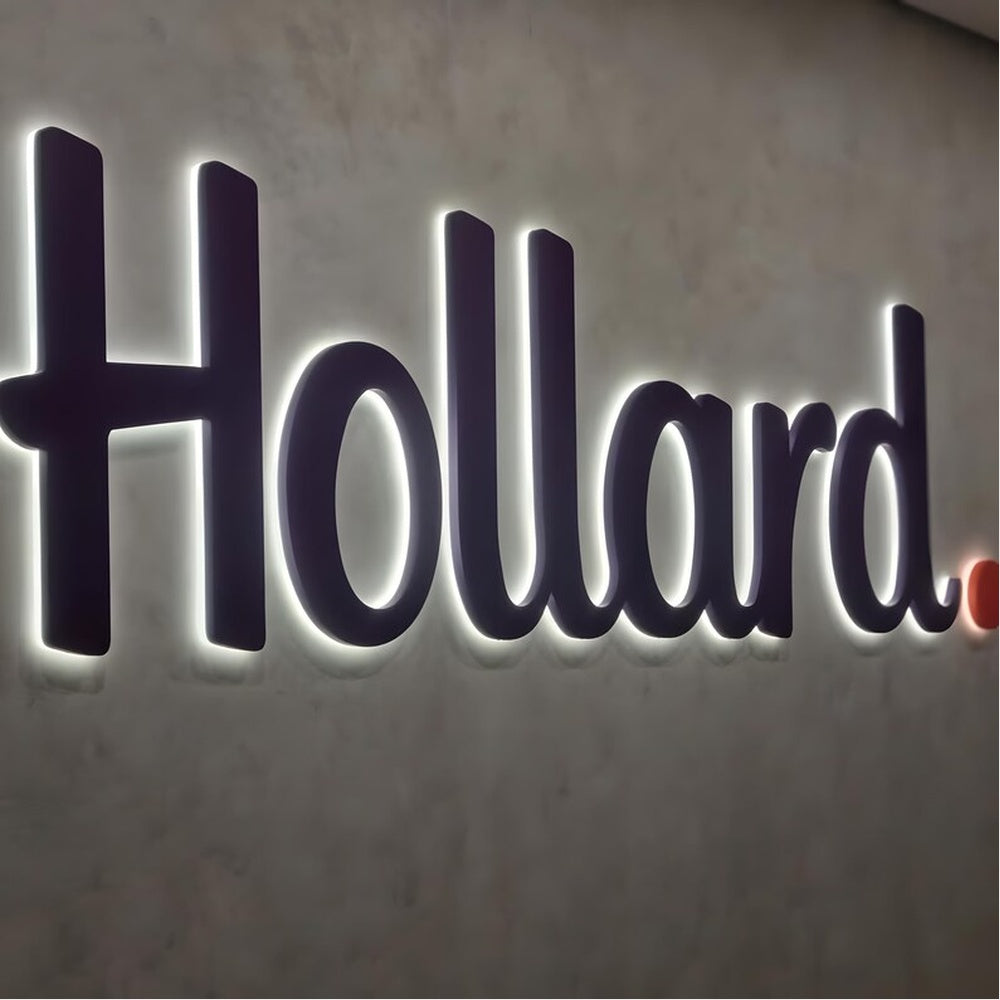 Hollard 3D Backlit Channel Letters Led Light Sign