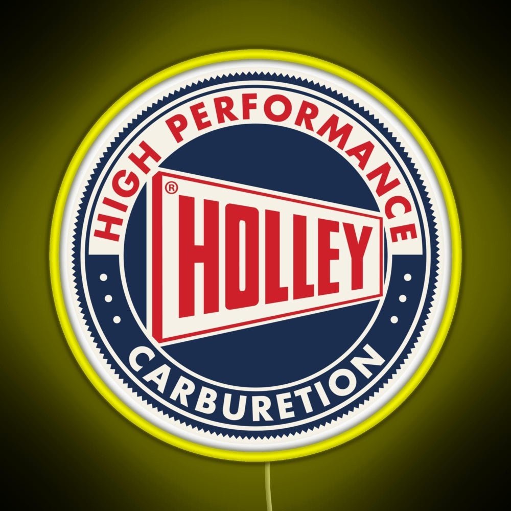 Holley High Performance Carburetion Rgb Neon Sign - Shineneon