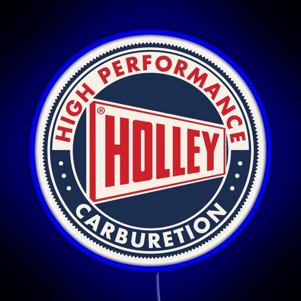Holley High Performance Carburetion Rgb Neon Sign - Shineneon