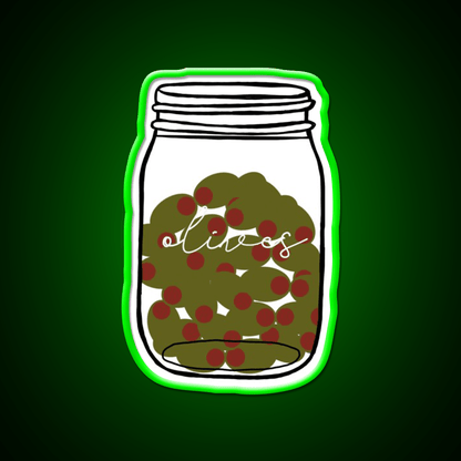 Holly S Olives Snack Food Led Neon Sign Rgb Color - Shineneon