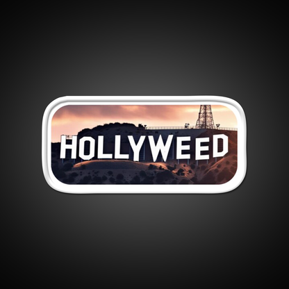 Hollyweed Hemp Inspired Green Leaf Led Neon Sign Rgb Color - LED neon sign view 11