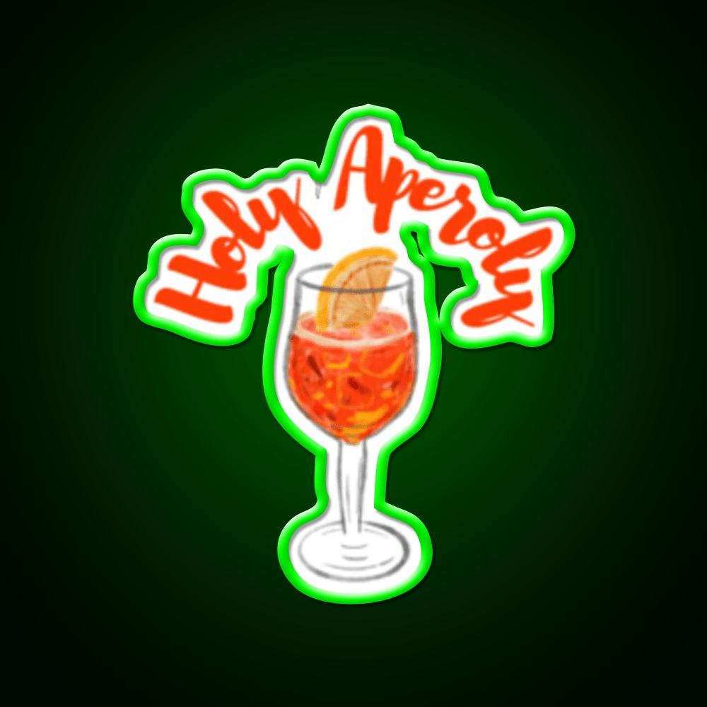 Holy Aperitif Cocktail Bar Decor Led Neon Sign Rgb Color - Shineneon