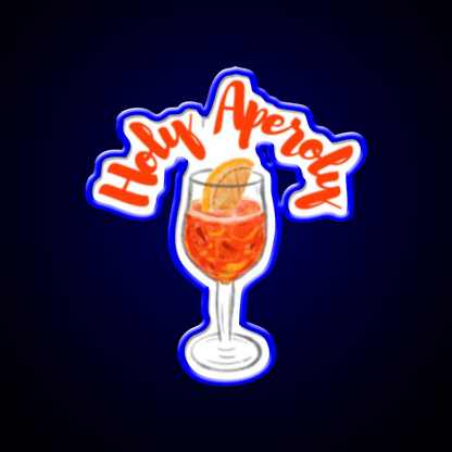 Holy Aperitif Cocktail Bar Decor Led Neon Sign Rgb Color - Shineneon