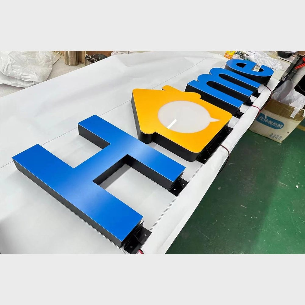 Home 3D Frontlit Channel Letters Led Light Sign