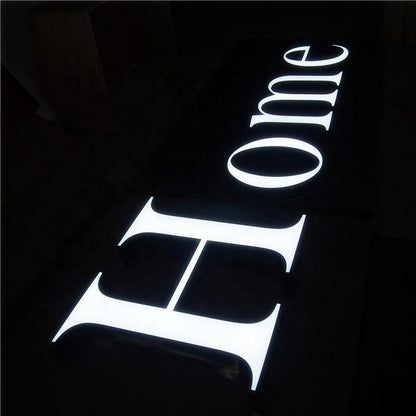 Home 3D Frontlit Letters Metal Led Sign