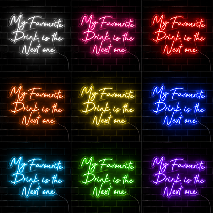 Home Bar Square Wall Decor LED Neon Sign color grid