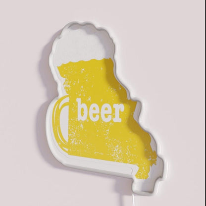 Home Brew Beer Funny Missouri Funny Beer Apparel Rgb Led Neon Sign - Shineneon