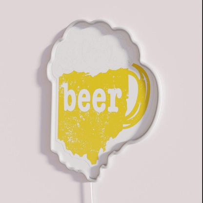 Home Brew Beer Funny Ohio Funny Beer Apparel Rgb Led Neon Sign - Shineneon