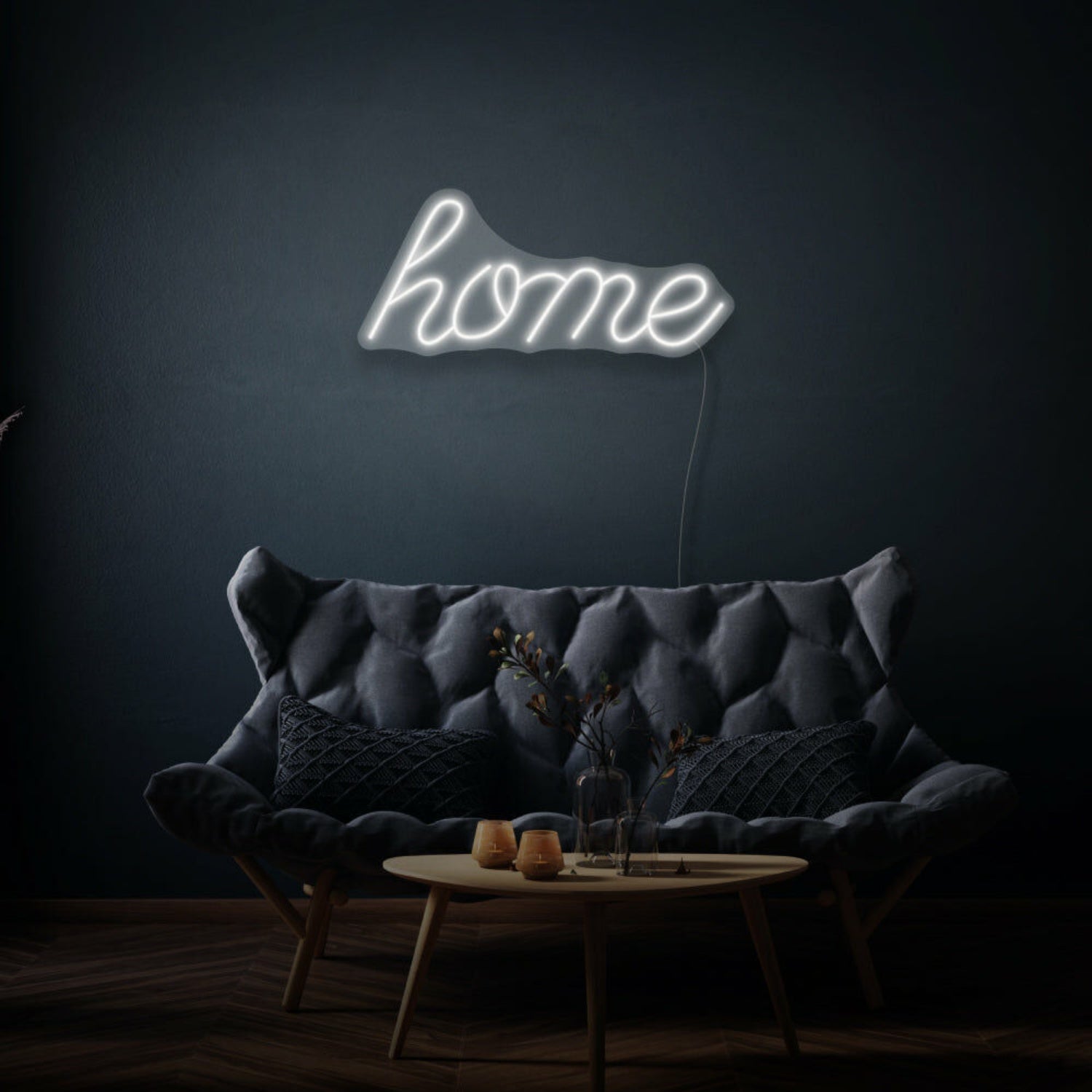 Home Cursive Neon Welcoming And Warm Atmosphere - Shineneon