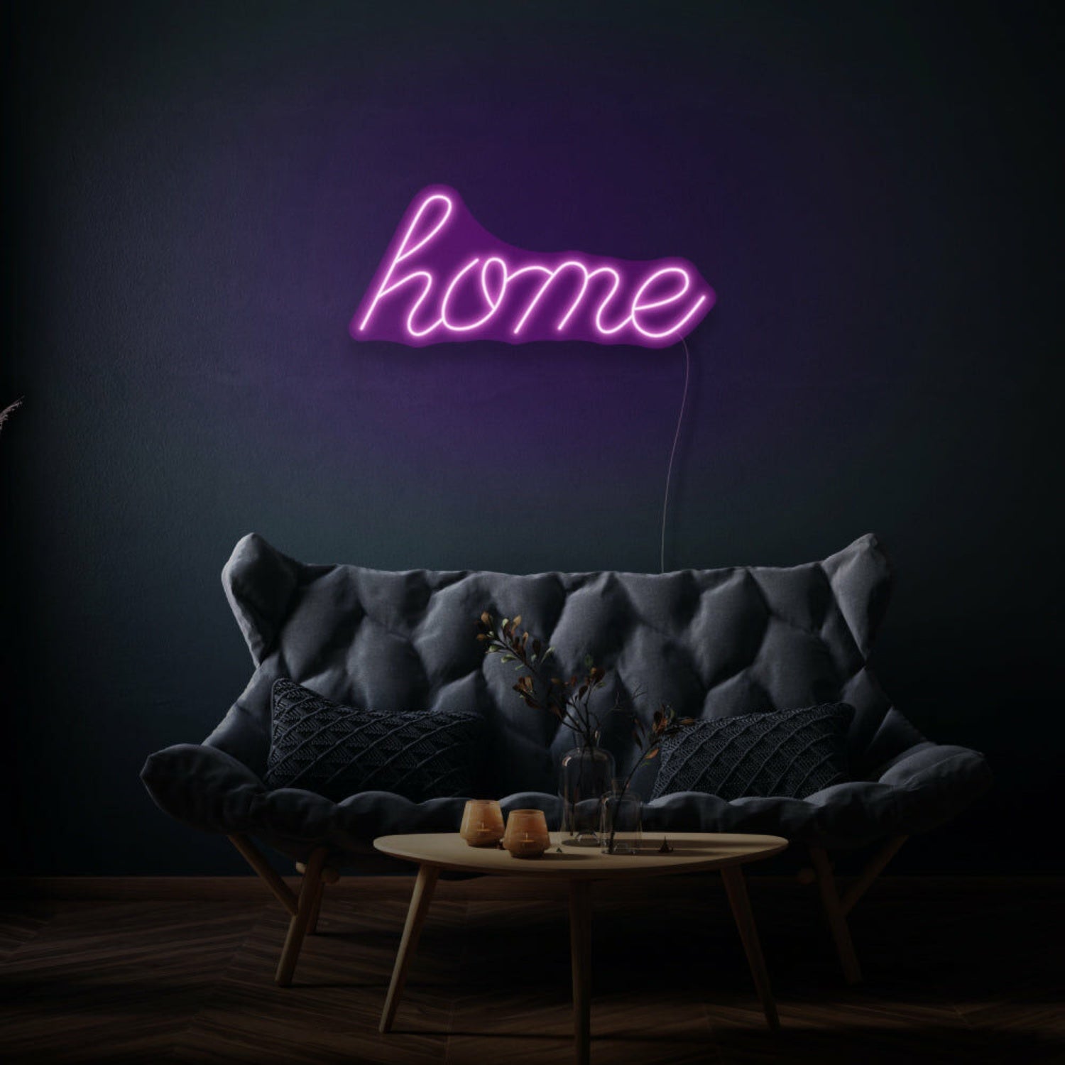 Home Cursive Neon Welcoming And Warm Atmosphere - Shineneon