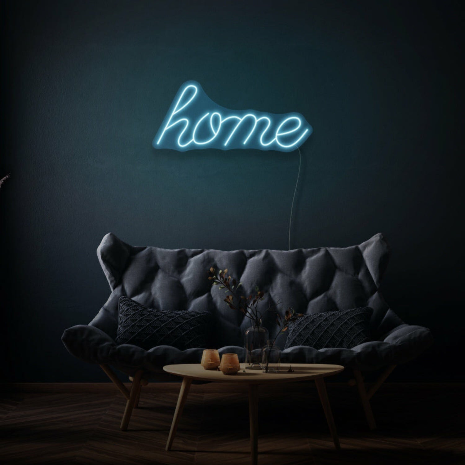 Home Cursive Neon Welcoming And Warm Atmosphere - Shineneon