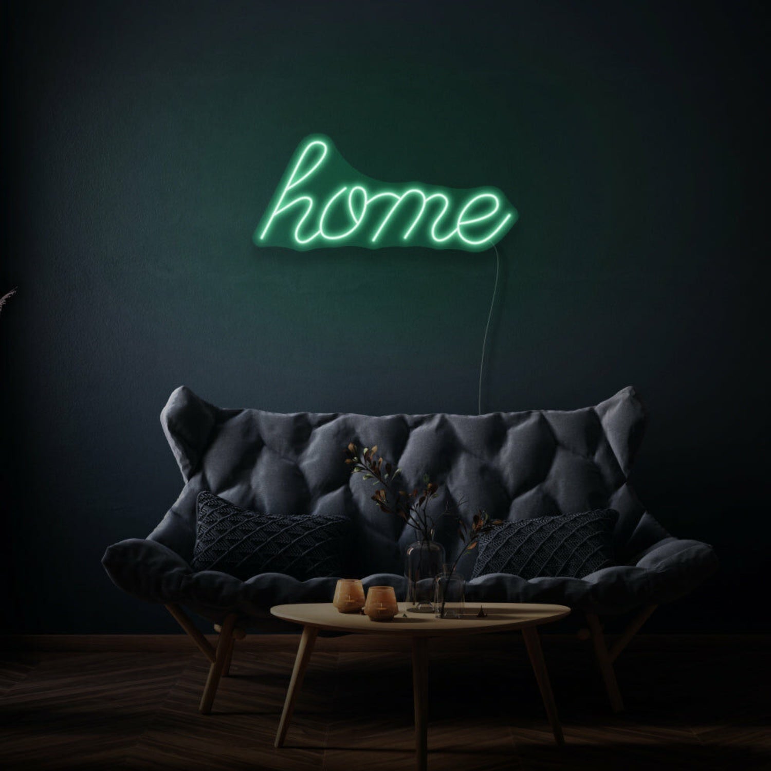 Home Cursive Neon Welcoming And Warm Atmosphere - Shineneon