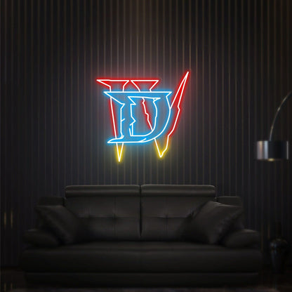 Home Diablo Led Neon Sign Game Rooms Office Decor And Parties - Shineneon