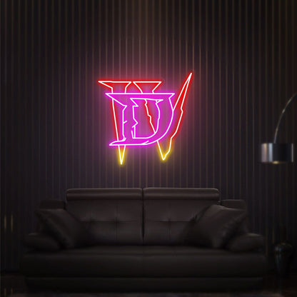 Home Diablo Led Neon Sign Game Rooms Office Decor And Parties - Shineneon