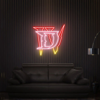 Home Diablo Led Neon Sign Game Rooms Office Decor And Parties - Shineneon