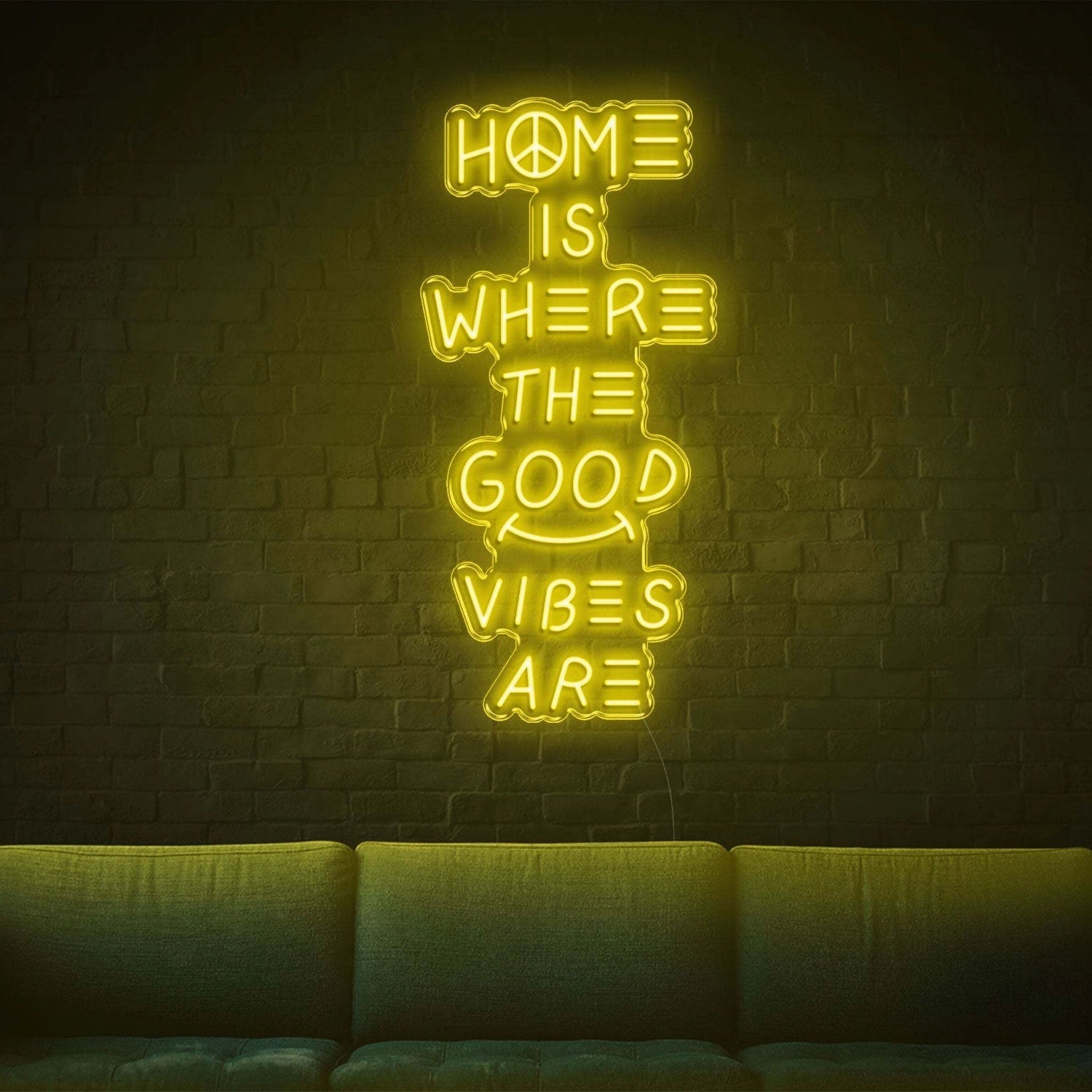 Home Is Where The Good Vibes Are Led Neon Sign - Shineneon