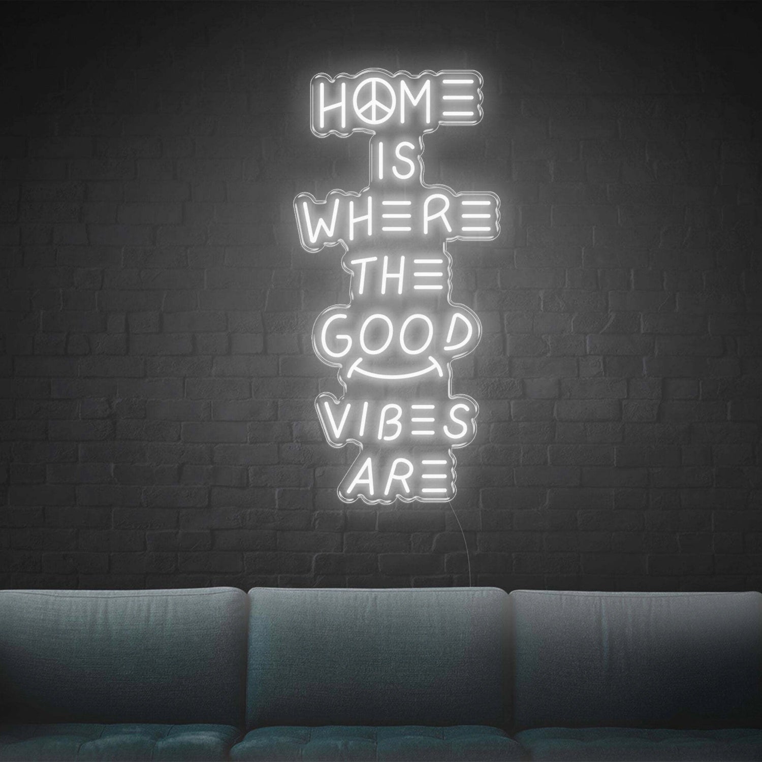 Home Is Where The Good Vibes Are Led Neon Sign - Shineneon