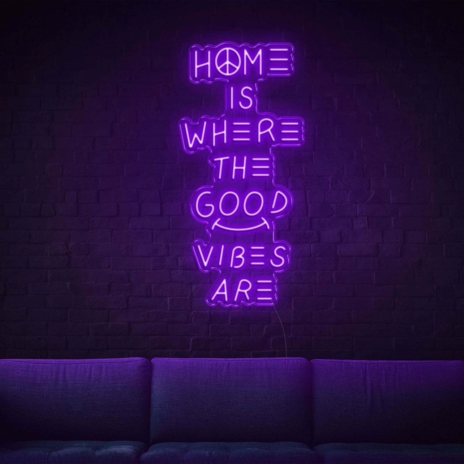 Home Is Where The Good Vibes Are Led Neon Sign - Shineneon