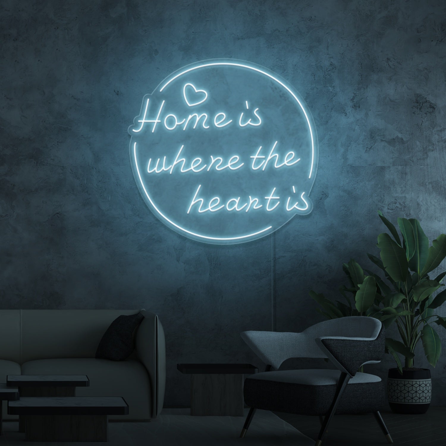 Home Is Where The Heart Is Led Neon Signs - Shineneon