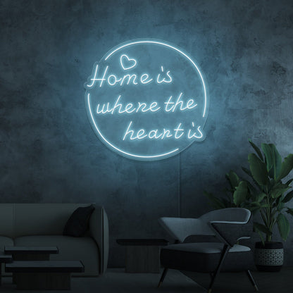 Home Is Where The Heart Is Led Neon Signs - Shineneon